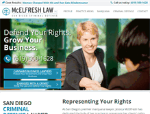 Tablet Screenshot of criminallawyersandiego.com